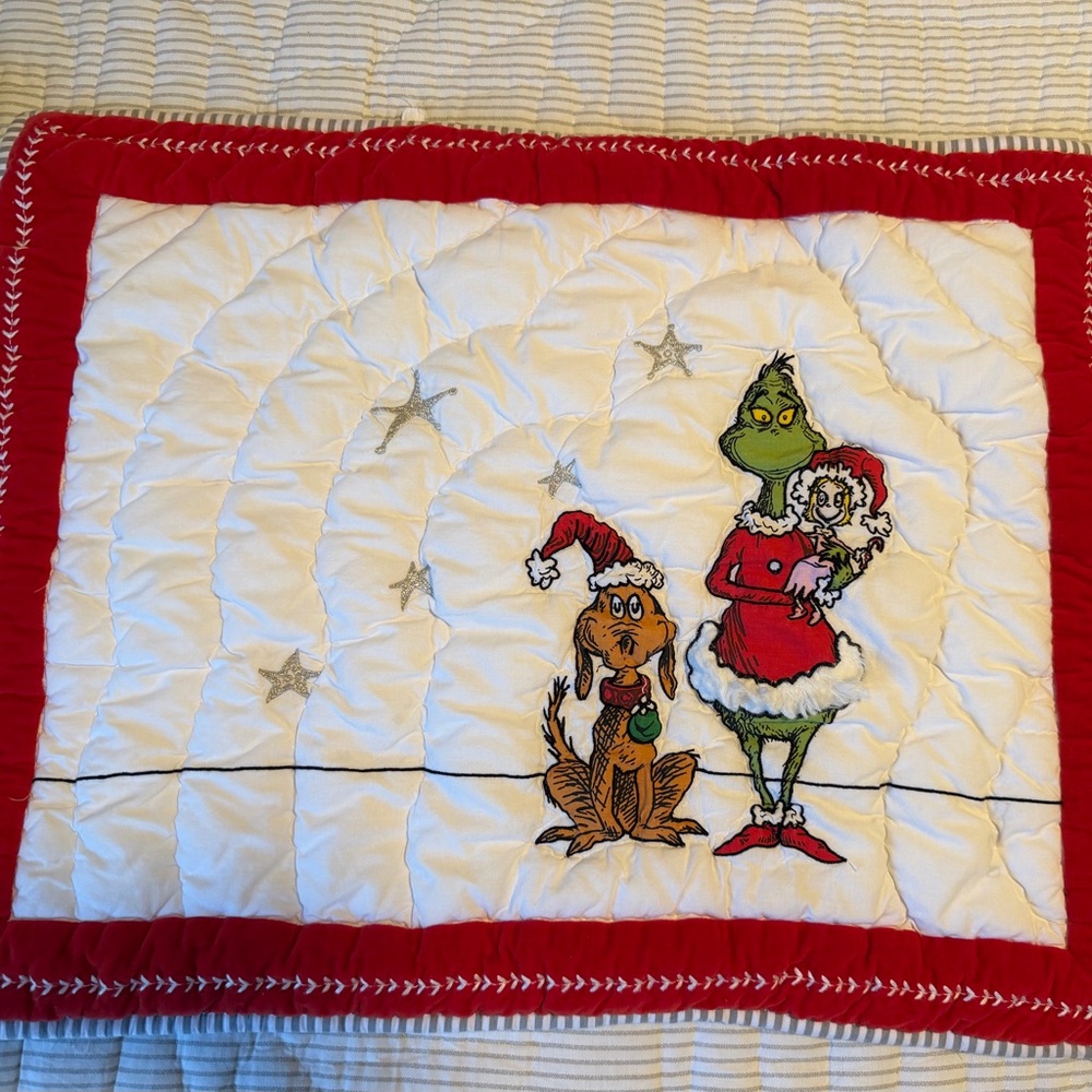 Pottery Barn Kids Grinch Sham